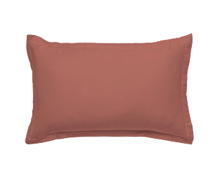 Taie d'oreiller Coton Terracotta - 50x70 cm