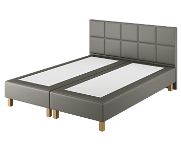 Boxspring Coventry Cabernet Anthracite - 200x200 cm