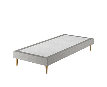 Sommier Tapissier Cirse Deco Ashgrey - 120x200 cm