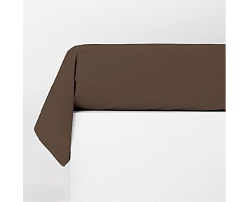 Taie de traversin rond Taupe - 85x90 cm