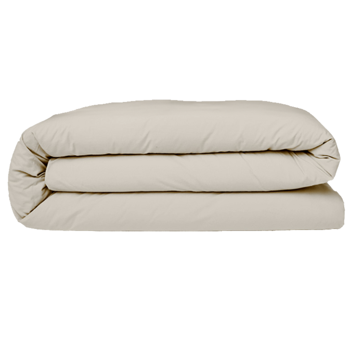 Le Roi du Matelas - Housse de couette Satin Beige - 240x260 cm