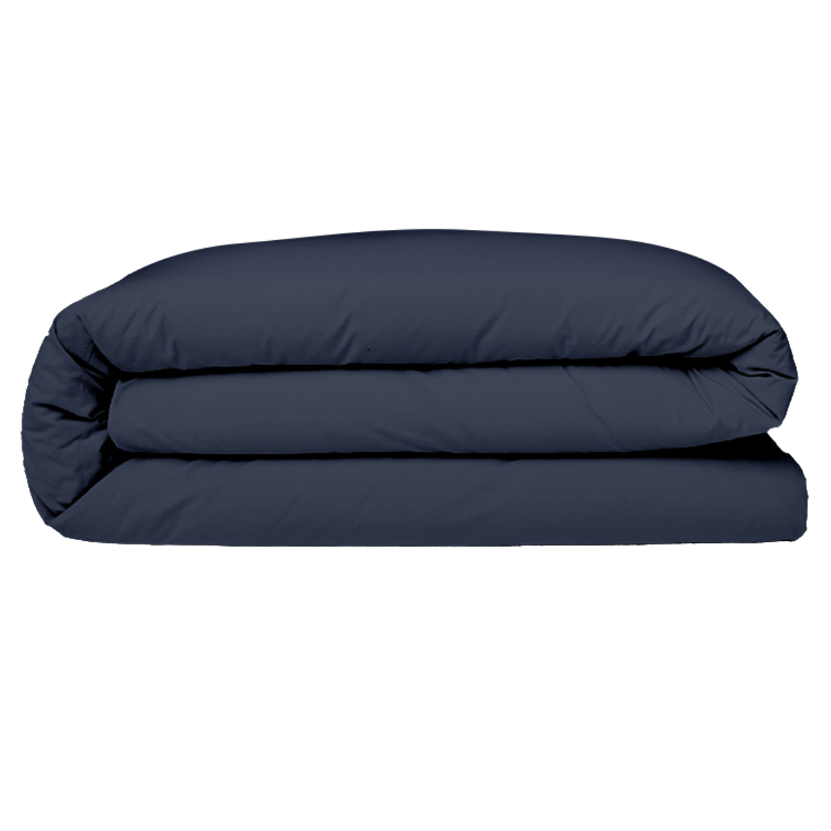 Le Roi du Matelas - Housse de couette Satin Marine - 240x260 cm