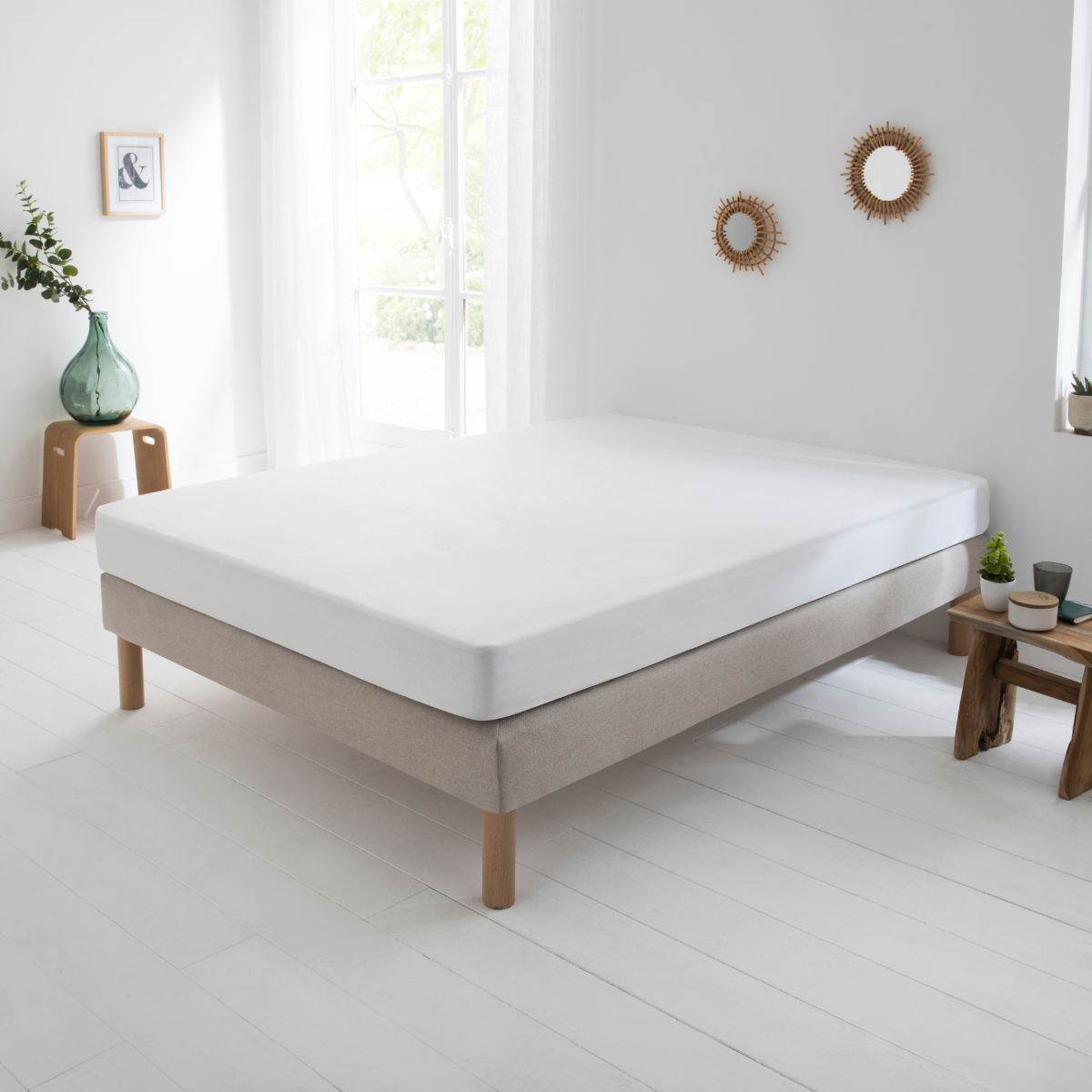 Le Roi du Matelas - Protege Matelas Coton - 80x200 cm