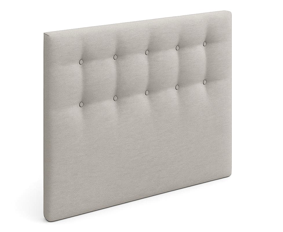 Le Roi du Matelas - Tête de lit Zélie gris 140cm - H115