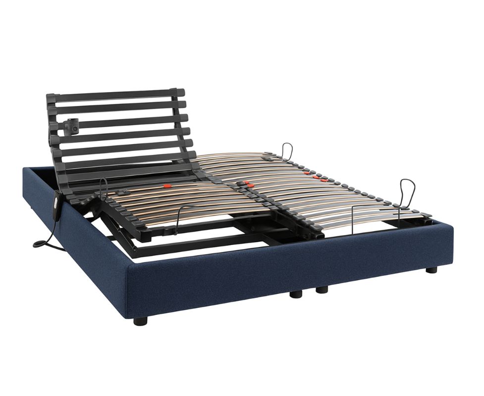 Le Roi du Matelas - Sommier Sommeil Plus Bleu Egeen - 140X200 cm