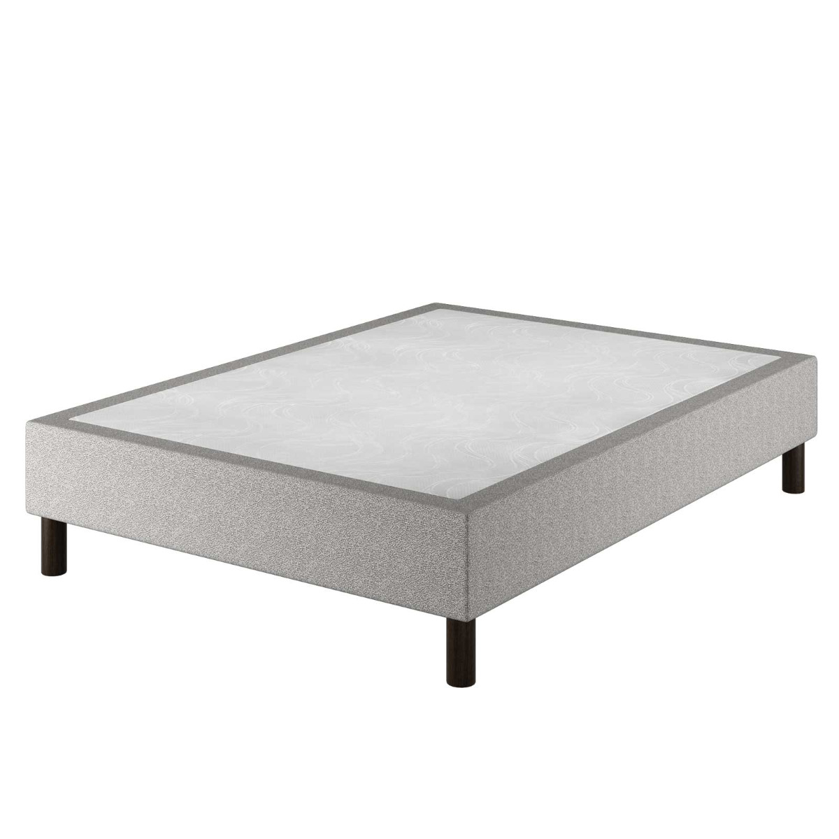 Le Roi du Matelas - Sommier Tapissier Cronos Ashgrey - 140x190 cm