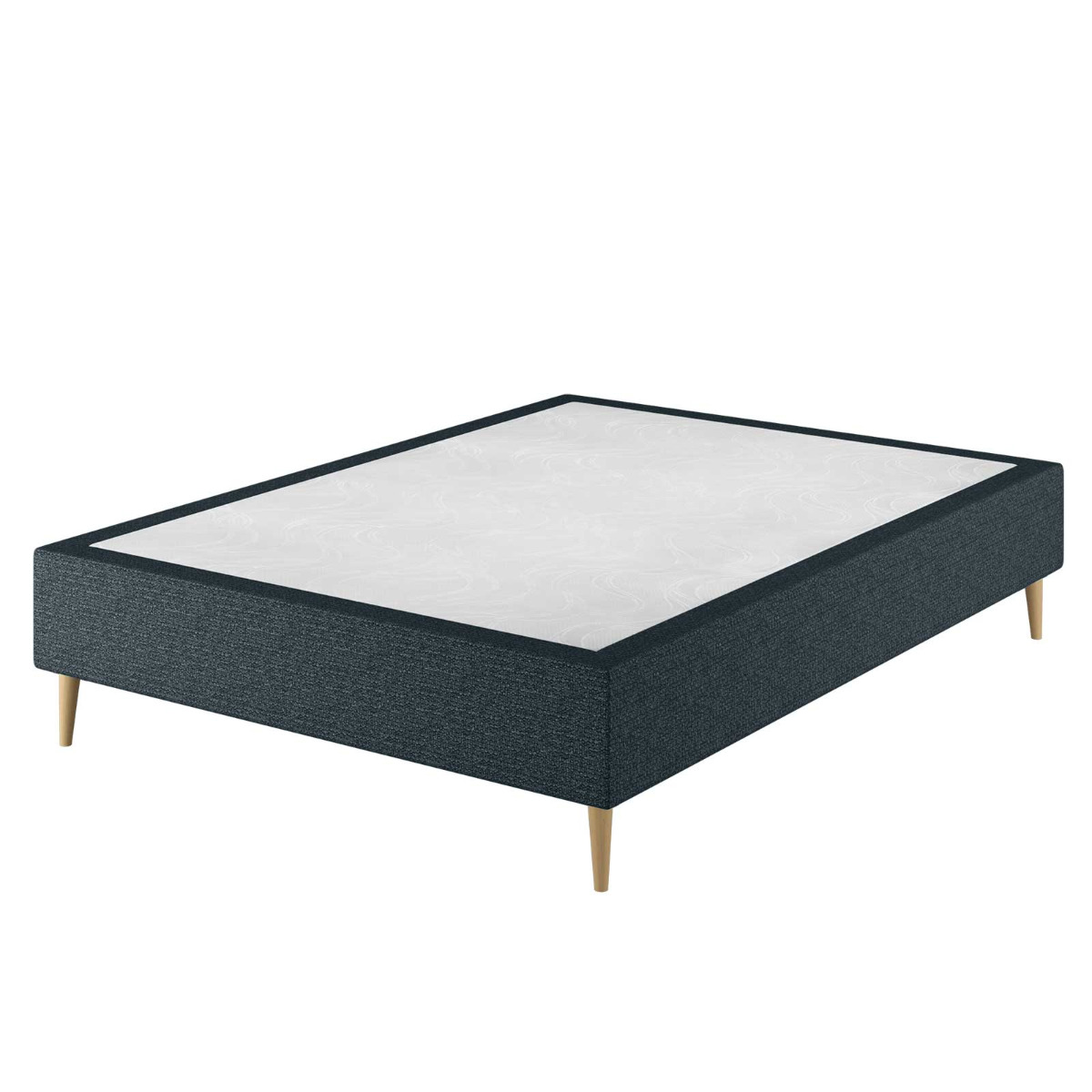 Le Roi du Matelas - Sommier Tapissier Cronos Bleu - 140x190 cm