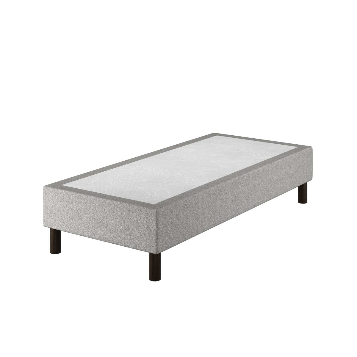 Le Roi du Matelas - Sommier Tapissier Cronos Ashgrey - 70x190 cm