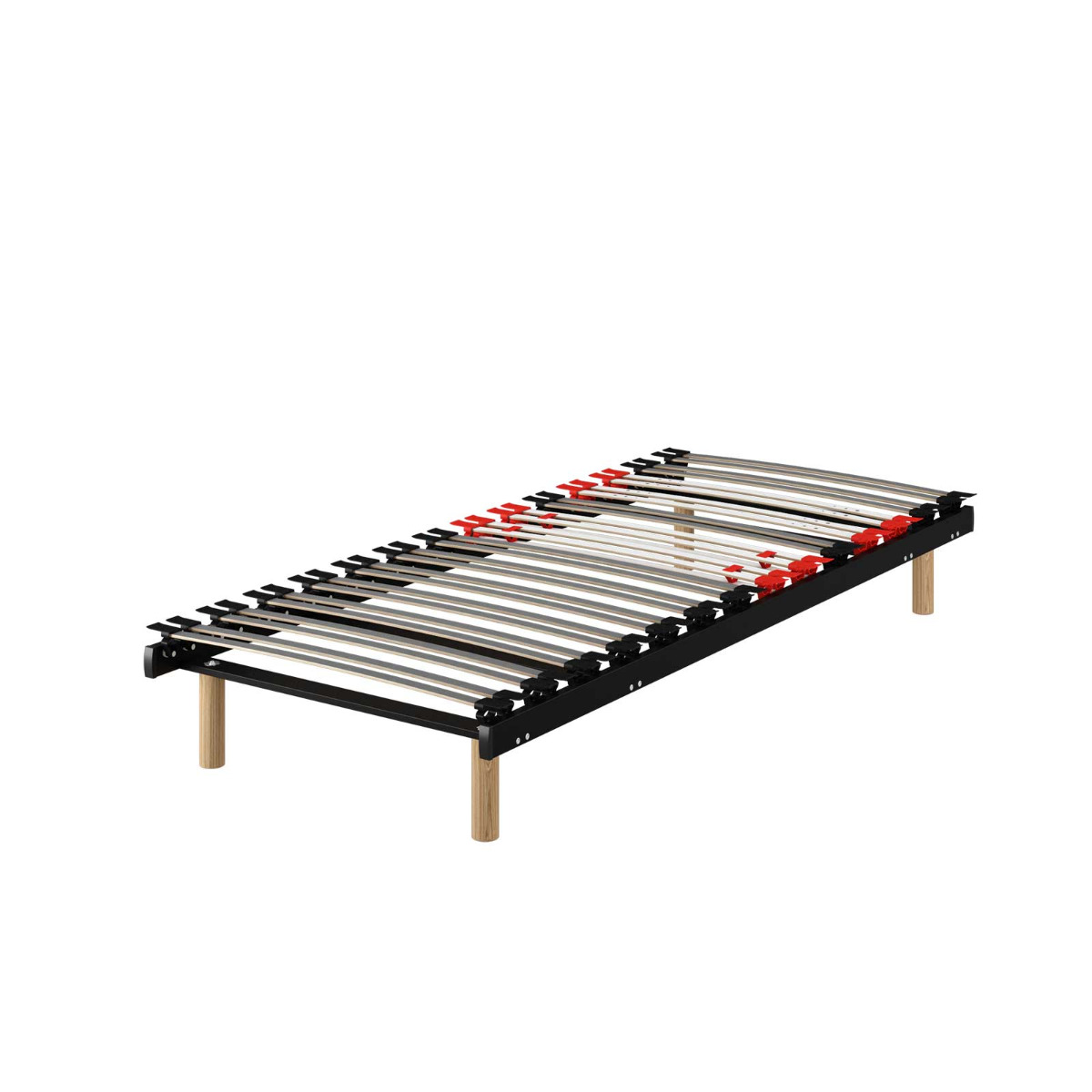 Le Roi du Matelas - Sommier à lattes Flex Max Fixe - 80x210 cm
