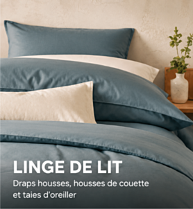 Linge de lit en promotion
